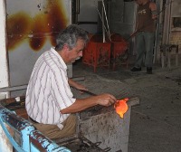 Glass factory