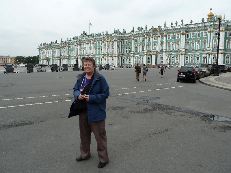 p1000184.jpg - Jean with Hermitage Museum in background
