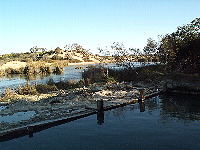 Hot pool and wetlands at Mungerannie