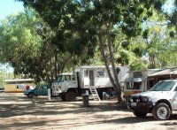 Campground at Mataranka Homestead