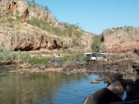 Tour boat and canoes, Katherine Gorge
