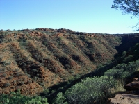 View of another canyon in Kings Canyon area, from top of climb