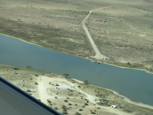 Cooper Creek car ferry crossing