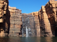Right-hand waterfall, King George Falls