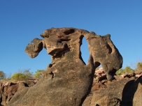 Rock formation at Langii