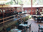 Dining area at Undara Lodge