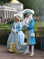 Period costumes, Peterhof Palace