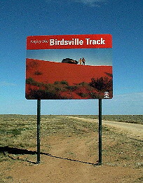 Birdsville Track sign