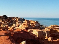 Rock formations at Gantheaume Point, Broome
