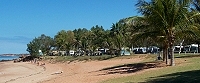 Town Beach and caravan park, Broome