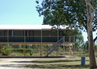 Motel units at Tarunda caravan park, Fitzroy Crossing
