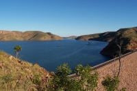 Ord River Dam and part of Lake Argyle