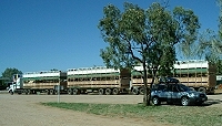 Road train at Barkly Homestead, NT
